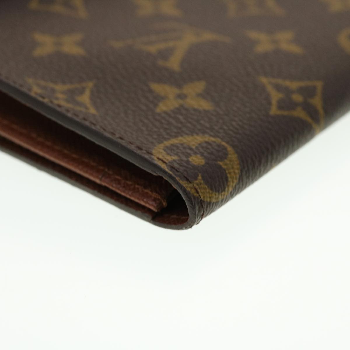 LOUIS VUITTON Monogram Porte Cartes Credit Billfold Wallet M60825 Auth yk7103B