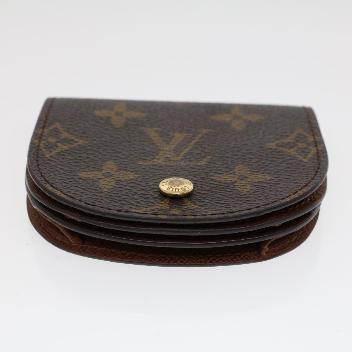 LOUIS VUITTON Monogram Porte Monnaie Guze Coin Purse M61970 LV Auth yk7396B