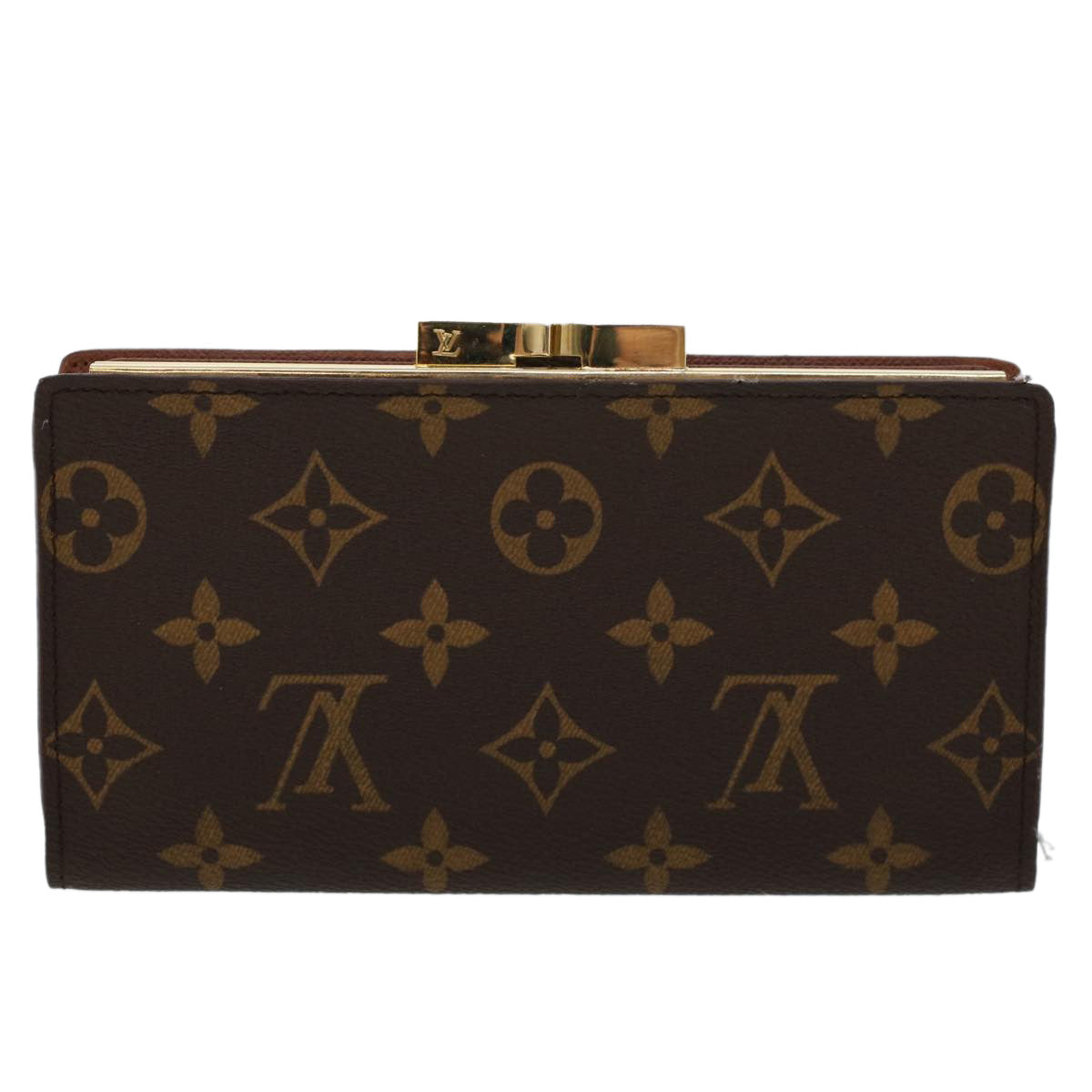 LOUIS VUITTON Monogram Continental Wallet North America T61217 LV Auth yk7469