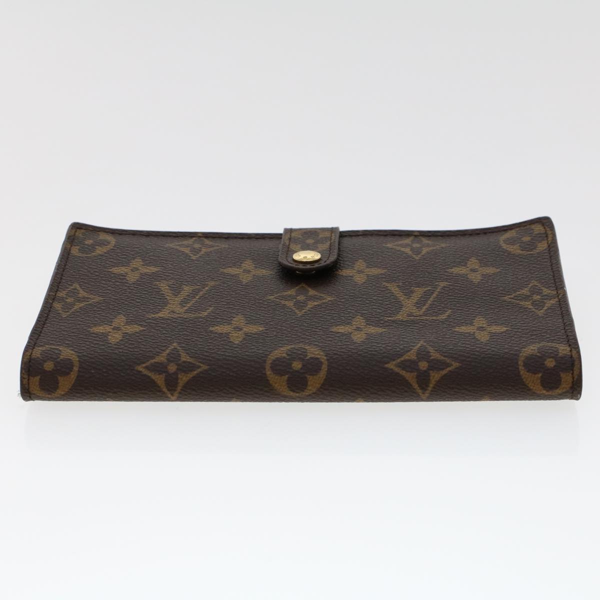 LOUIS VUITTON Monogram Continental Wallet North America T61217 LV Auth yk7469