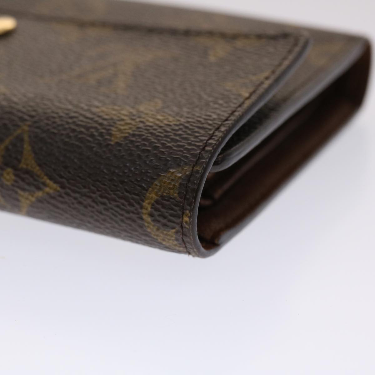 LOUIS VUITTON Monogram Porte Tresor Etui Papie Wallet M61202 LV Auth yk7493