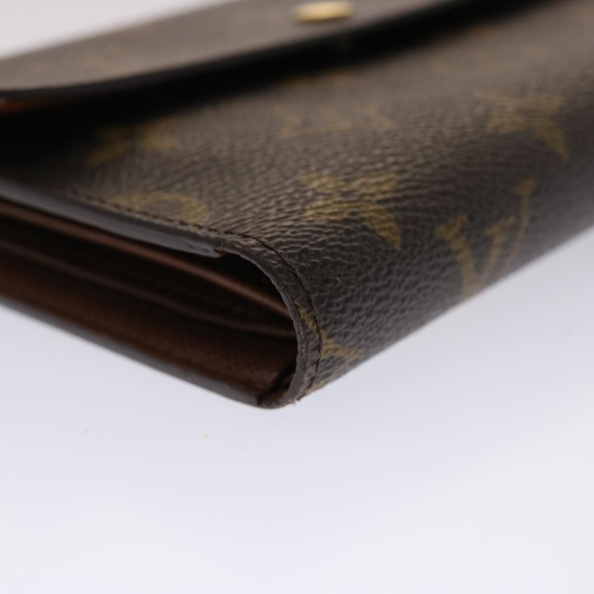 LOUIS VUITTON Monogram Porte Tresor Etui Papie Wallet M61202 LV Auth yk7493