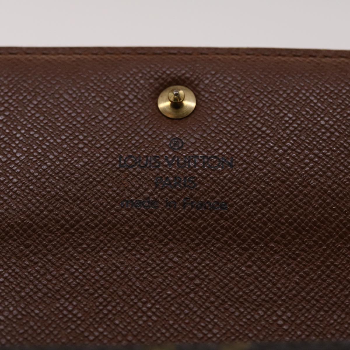 LOUIS VUITTON Monogram Porte Tresor Etui Papie Wallet M61202 LV Auth yk7493