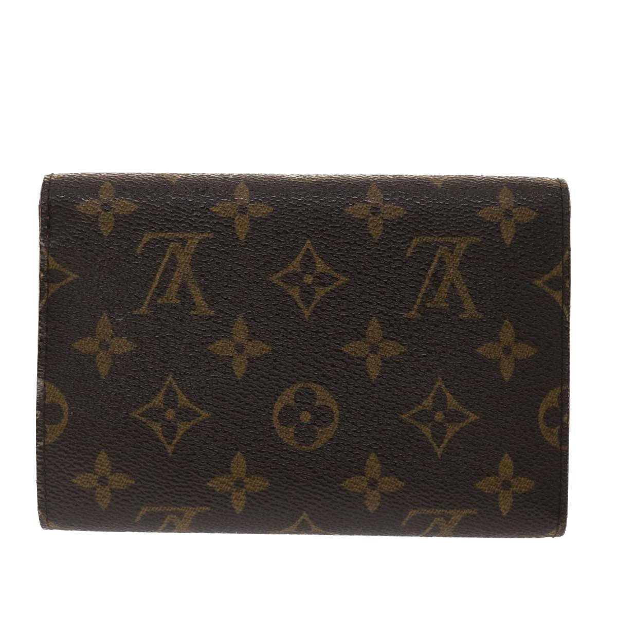 LOUIS VUITTON Monogram Porte Tresor Etui Papie Wallet M61202 LV Auth yk7493