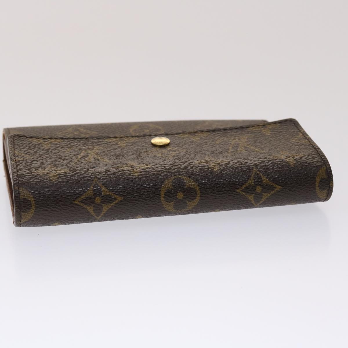 LOUIS VUITTON Monogram Porte Tresor Etui Papie Wallet M61202 LV Auth yk7493