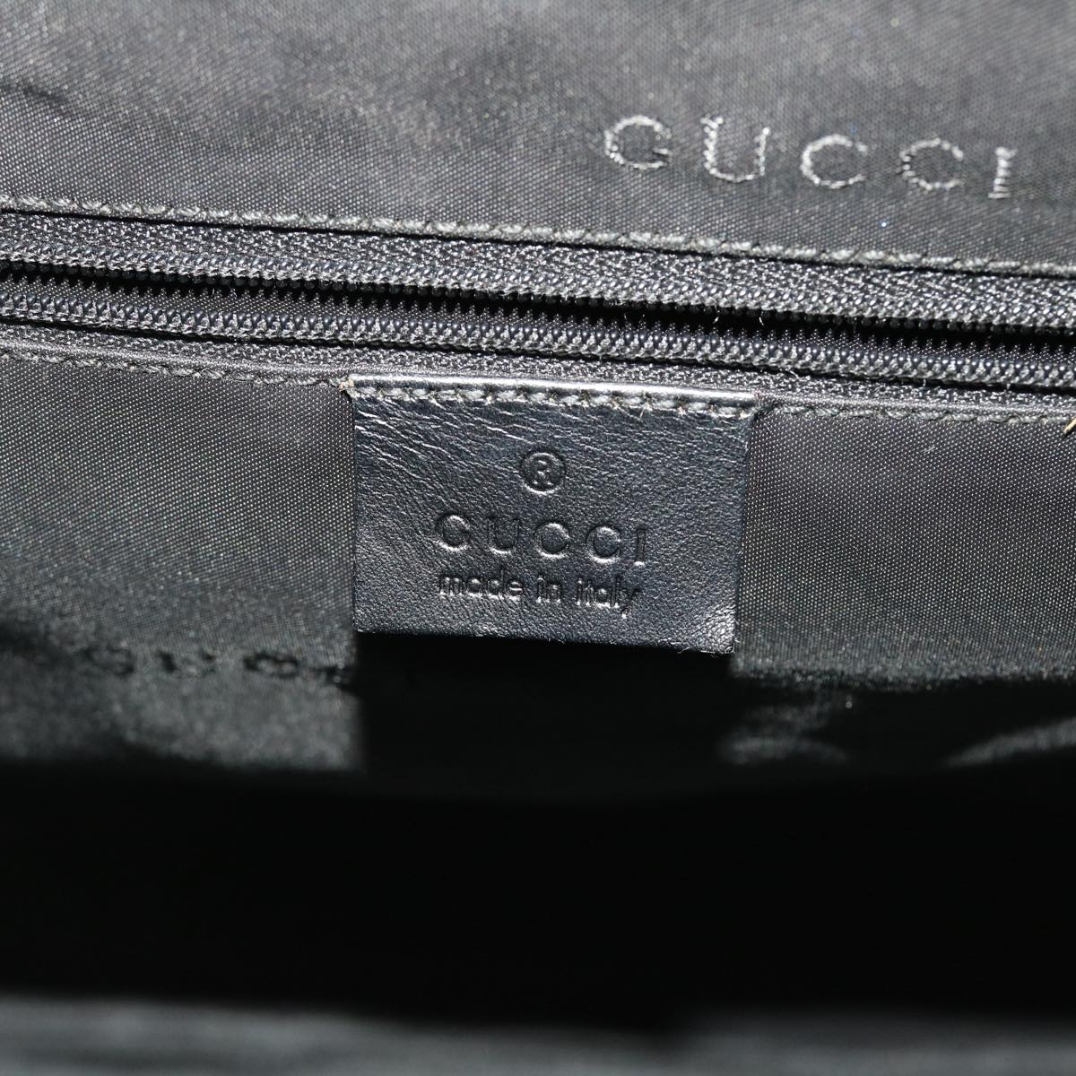 GUCCI GG Canvas Jackie Hand Bag Black Auth yk7654B