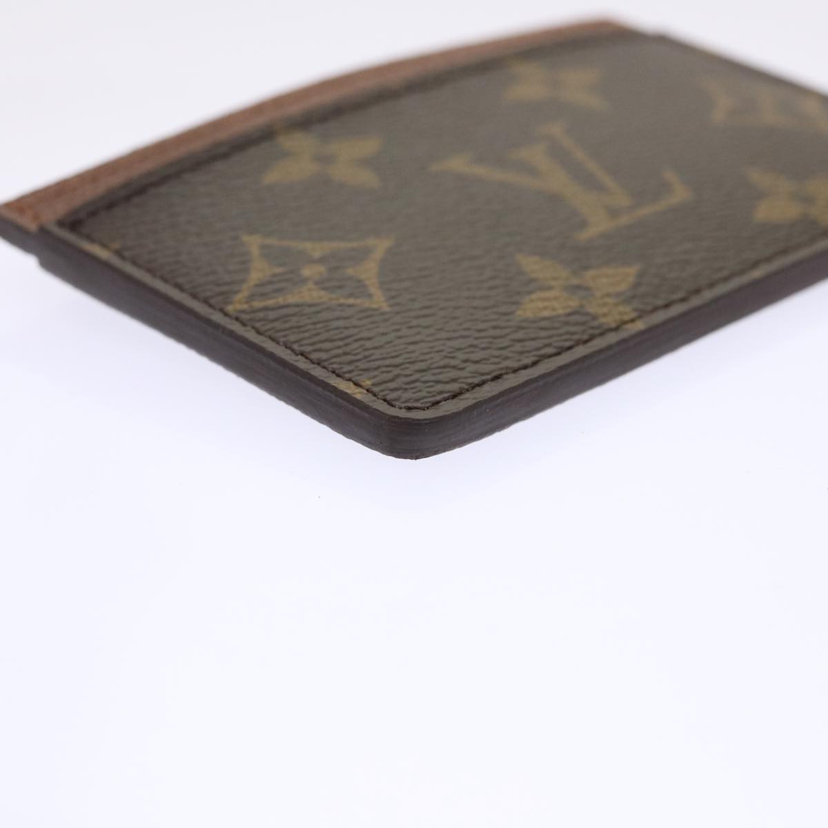 LOUIS VUITTON Monogram Porte Cartes Simple Card Case M61733 LV Auth yk7721