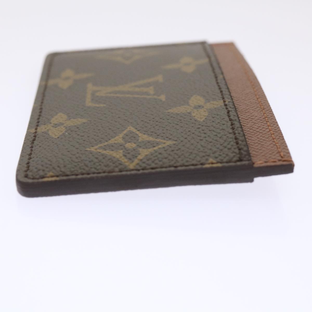 LOUIS VUITTON Monogram Porte Cartes Simple Card Case M61733 LV Auth yk7721