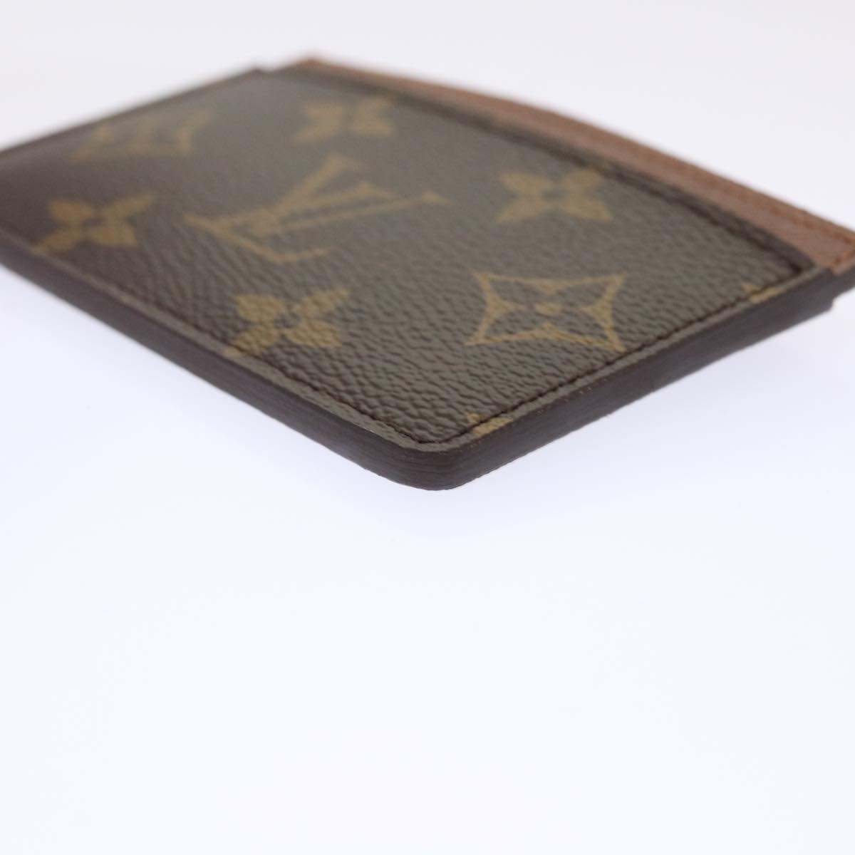 LOUIS VUITTON Monogram Porte Cartes Simple Card Case M61733 LV Auth yk7721