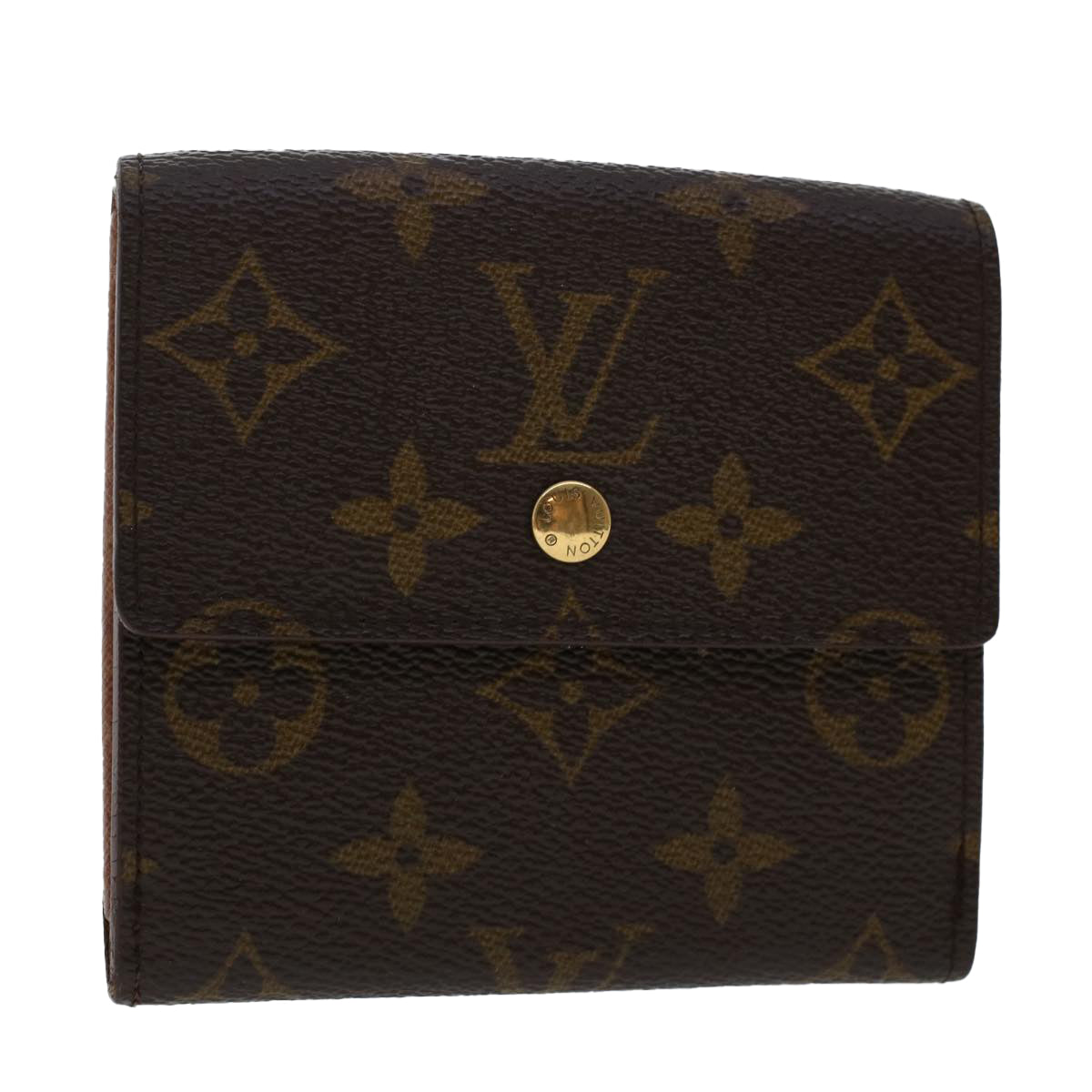 LOUIS VUITTON Monogram Porte Monnaie Bier Cartes Crdit M61652 LV Auth yk7745