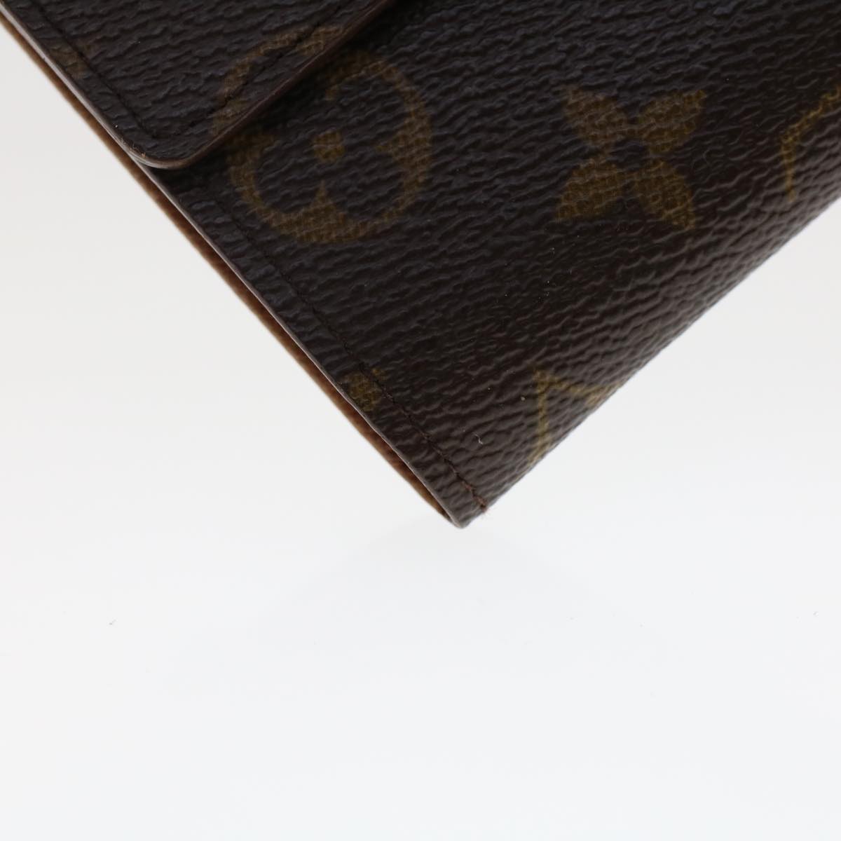 LOUIS VUITTON Monogram Porte Monnaie Bier Cartes Crdit M61652 LV Auth yk7745