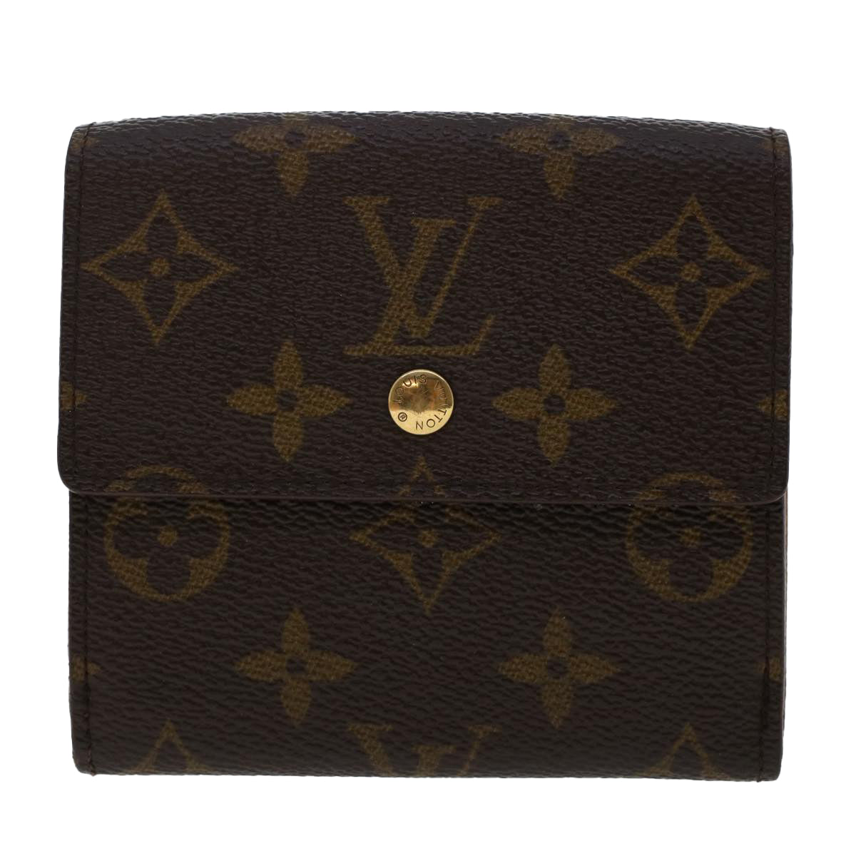 LOUIS VUITTON Monogram Porte Monnaie Bier Cartes Crdit M61652 LV Auth yk7745