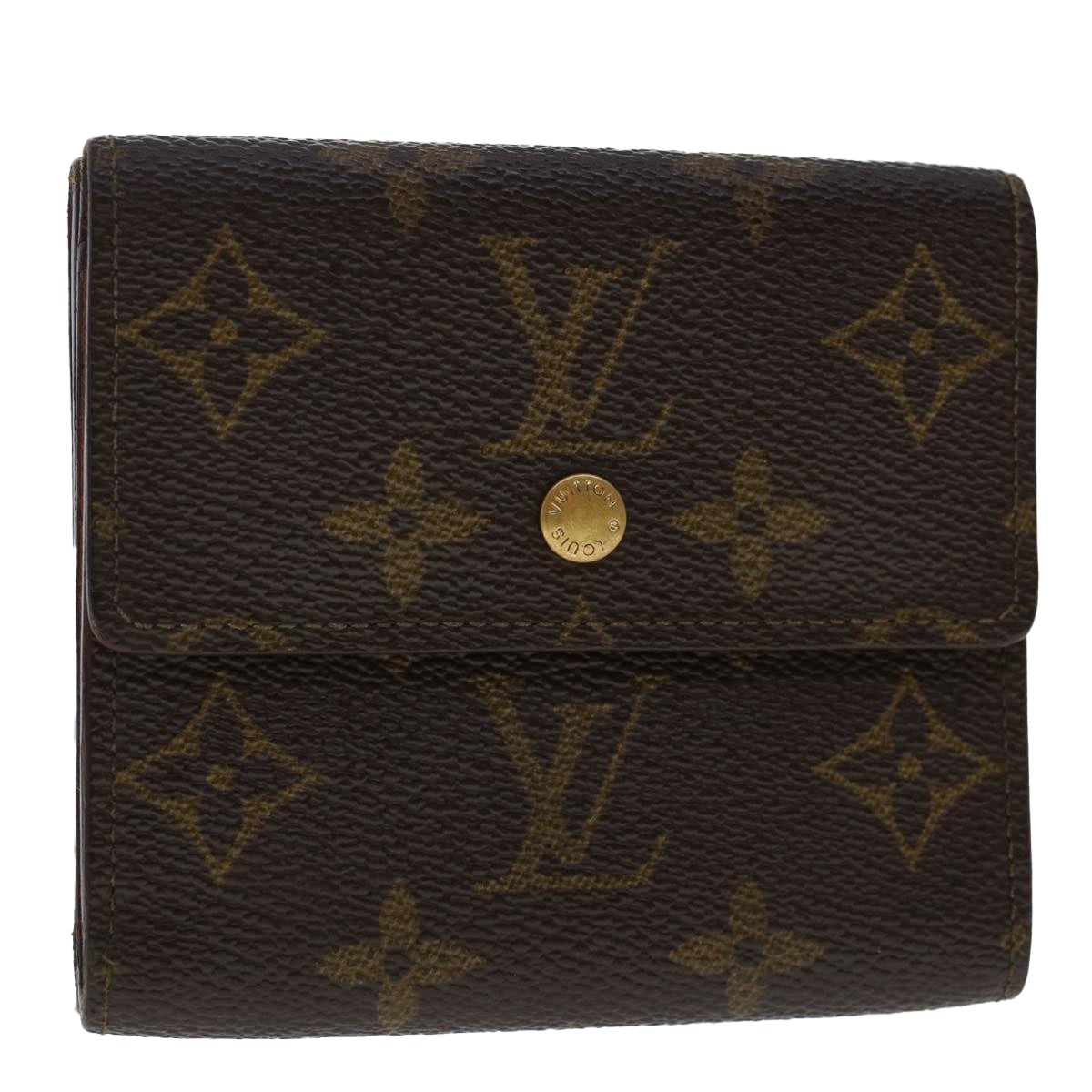 LOUIS VUITTON Monogram Porte Monnaie Bier Cartes Crdit Wallet M61652 Auth yk7784