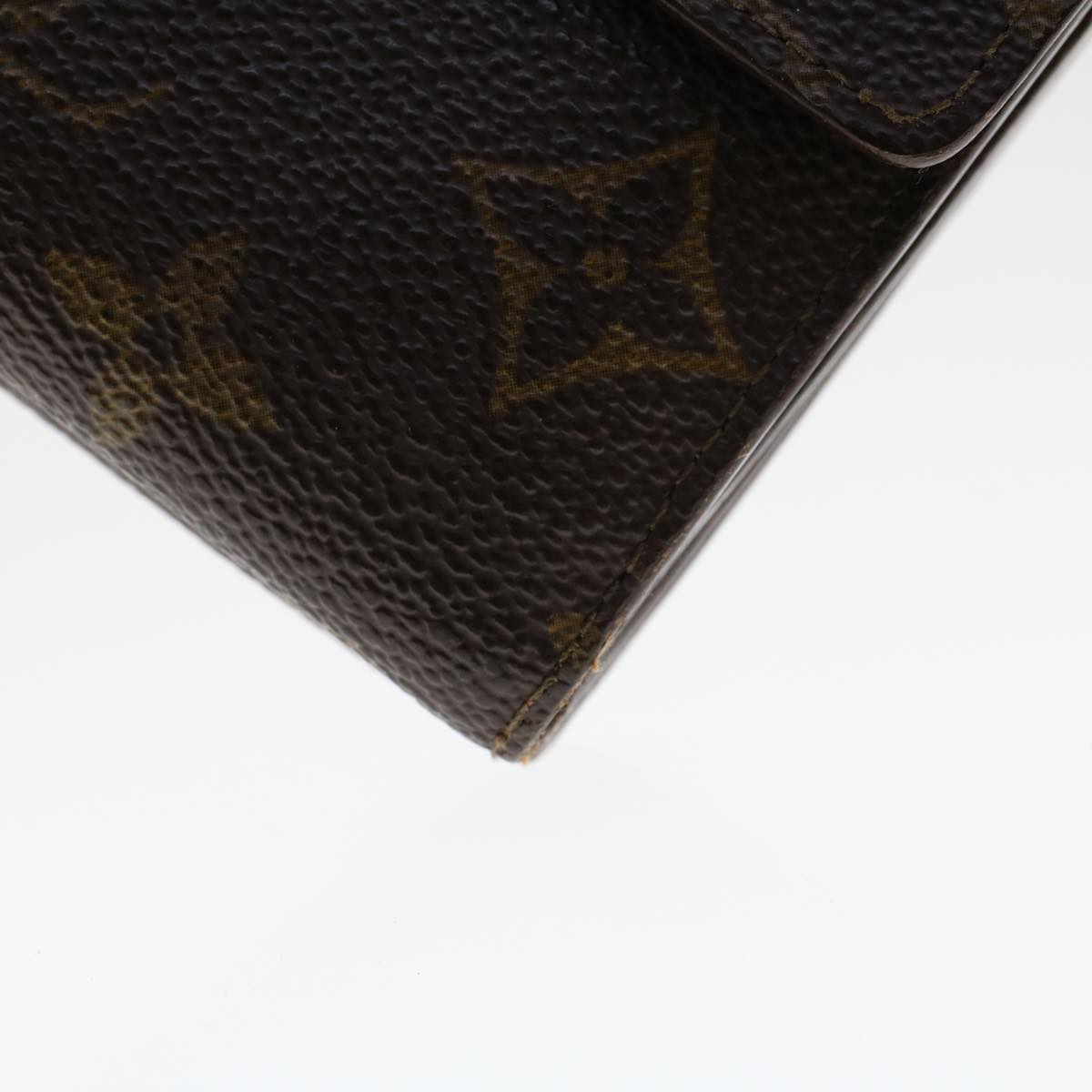 LOUIS VUITTON Monogram Porte Monnaie Bier Cartes Crdit Wallet M61652 Auth yk7784