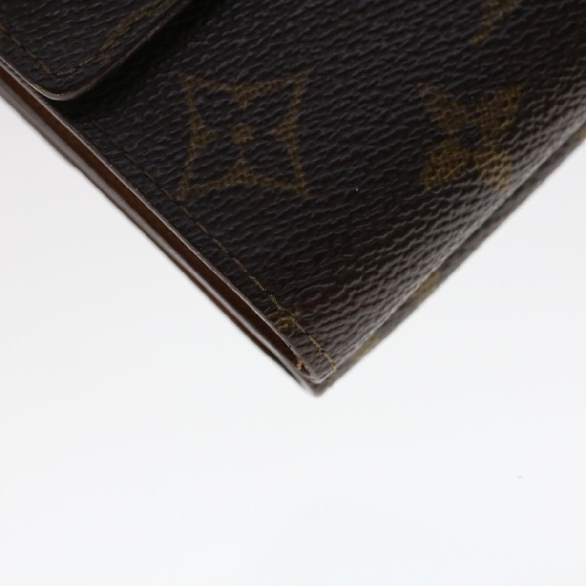 LOUIS VUITTON Monogram Porte Monnaie Bier Cartes Crdit Wallet M61652 Auth yk7784