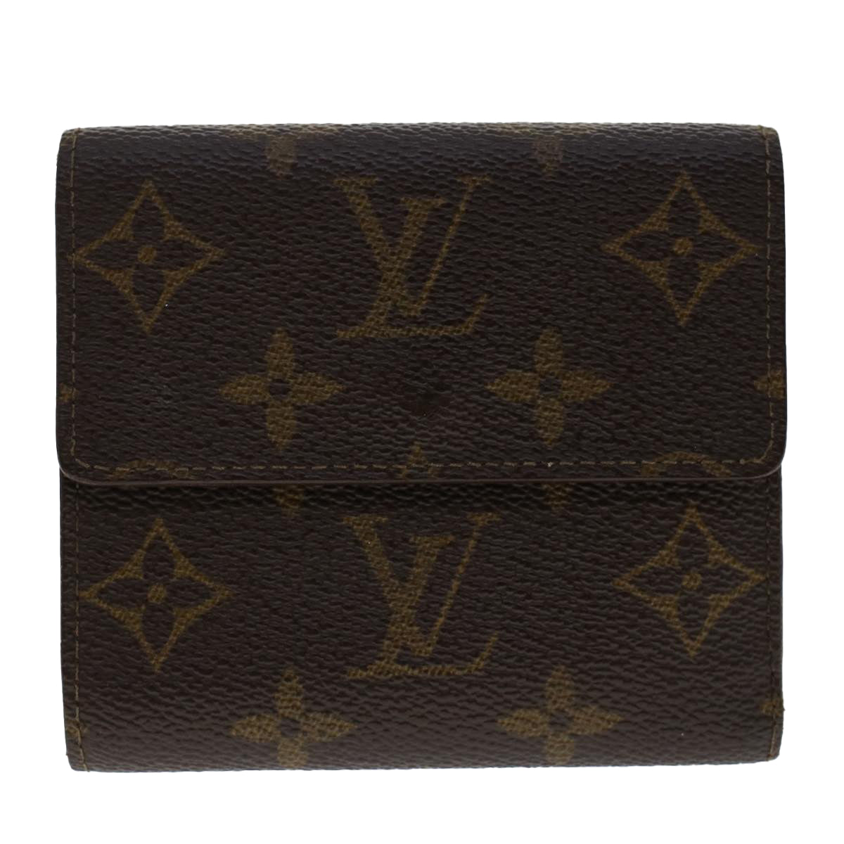 LOUIS VUITTON Monogram Porte Monnaie Bier Cartes Crdit Wallet M61652 Auth yk7784