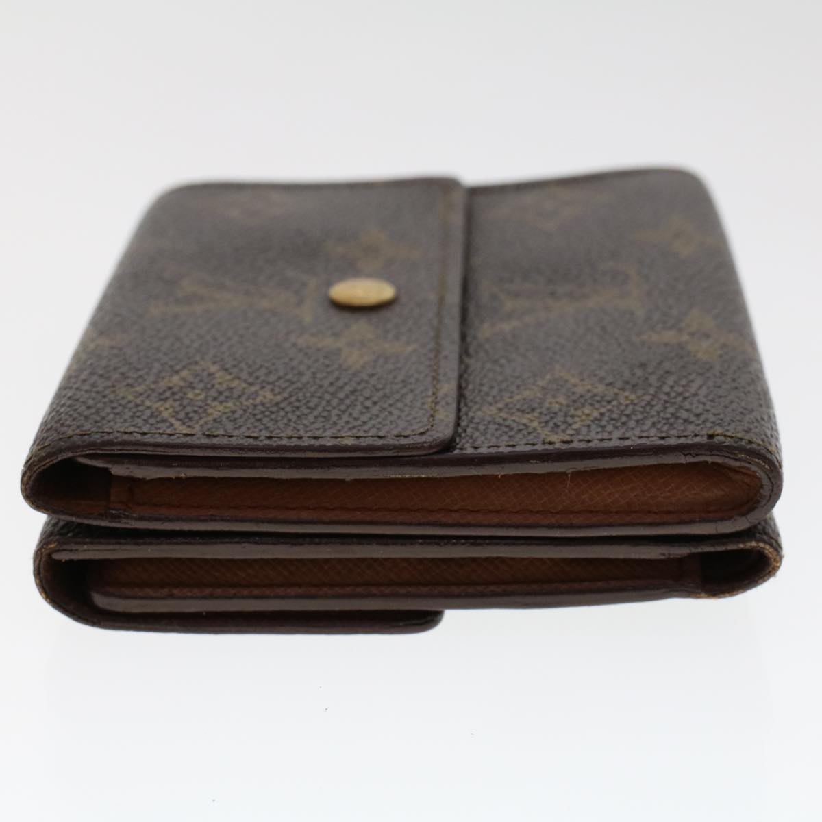 LOUIS VUITTON Monogram Porte Monnaie Bier Cartes Crdit Wallet M61652 Auth yk7784