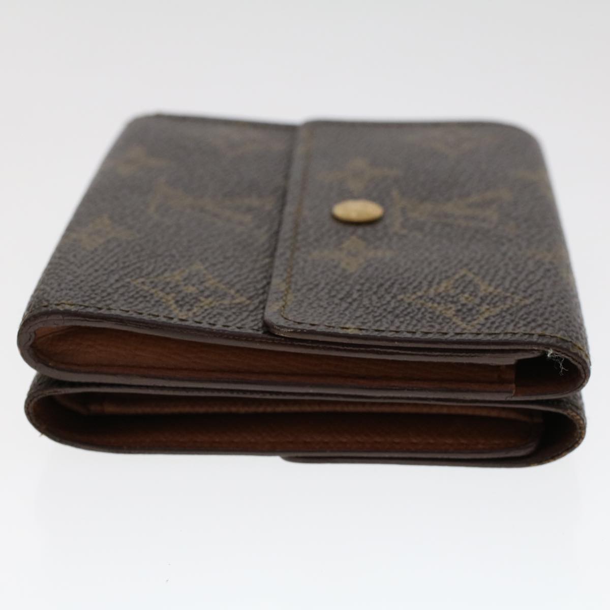 LOUIS VUITTON Monogram Porte Monnaie Bier Cartes Crdit Wallet M61652 Auth yk7784