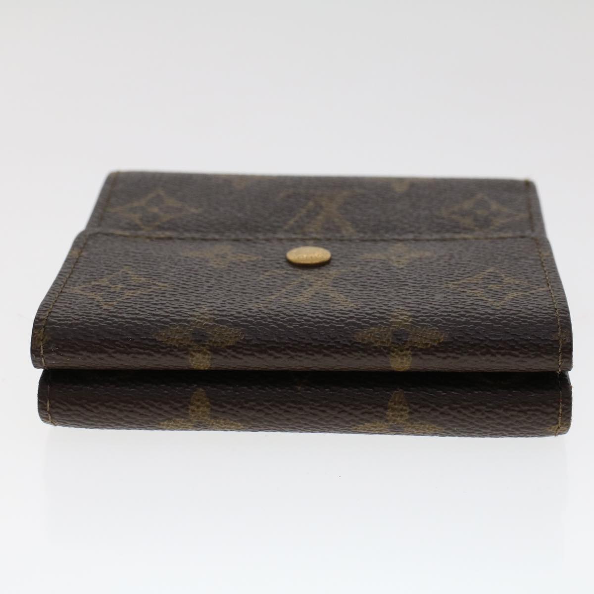 LOUIS VUITTON Monogram Porte Monnaie Bier Cartes Crdit Wallet M61652 Auth yk7784