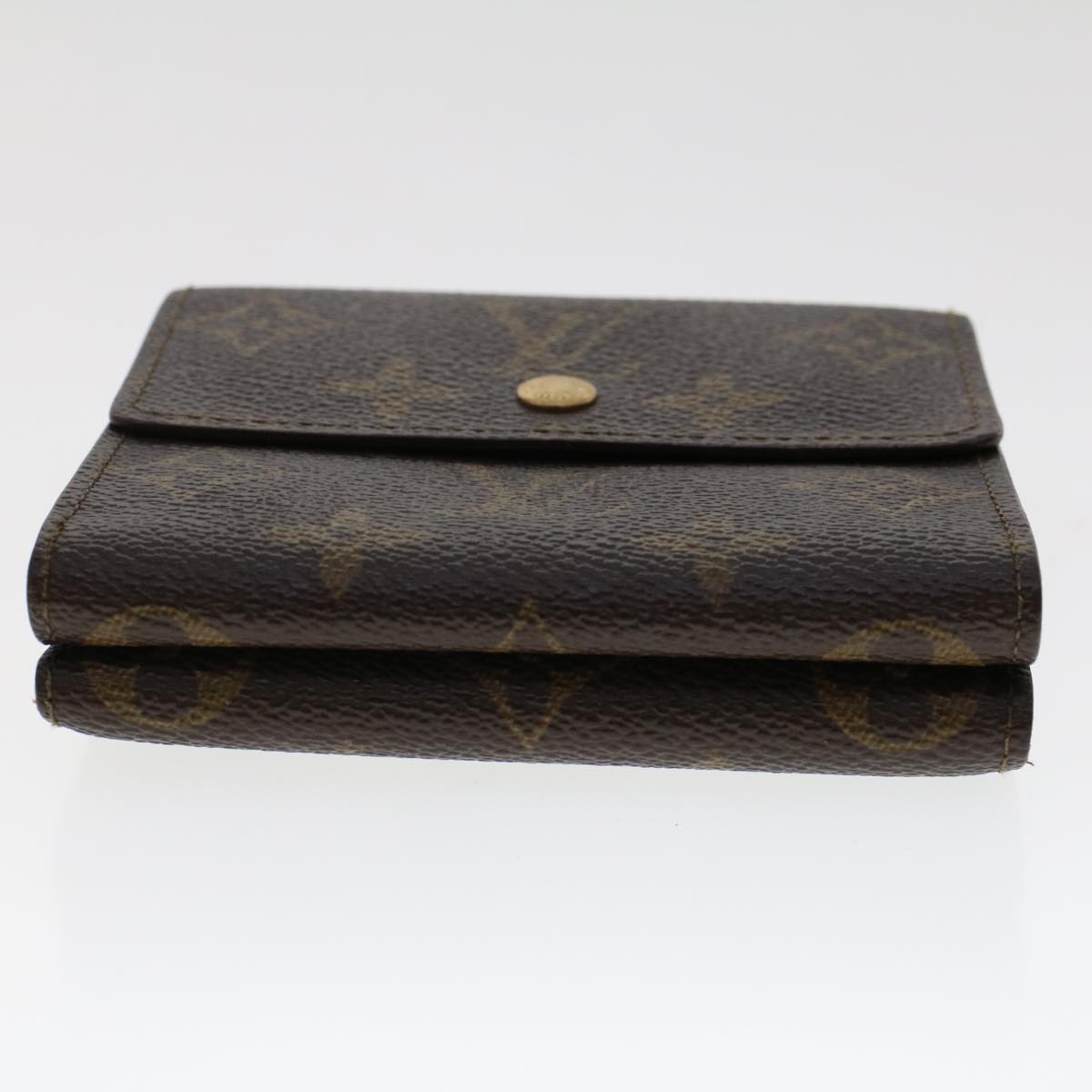 LOUIS VUITTON Monogram Porte Monnaie Bier Cartes Crdit Wallet M61652 Auth yk7784