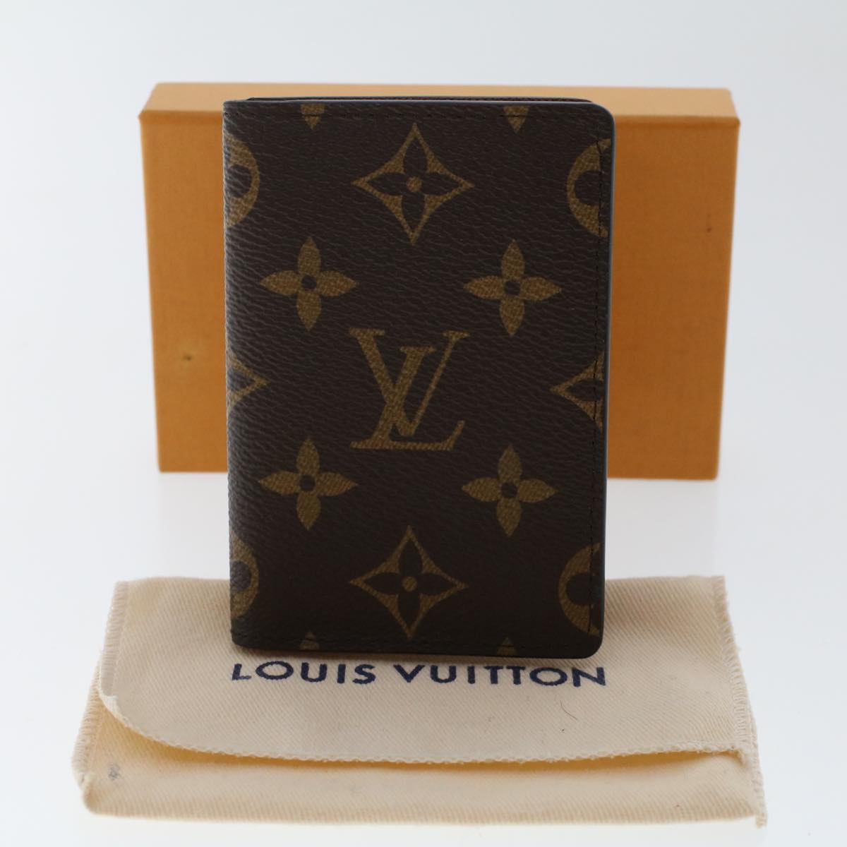 LOUIS VUITTON Monogram Organizer De Poch Card Case M60502 LV Auth yk7958