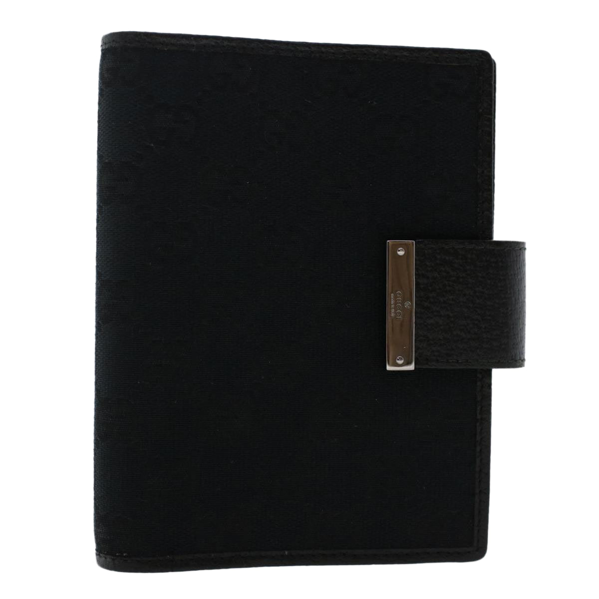 GUCCI GG Canvas Day Planner Cover Black 115240 Auth yk7976