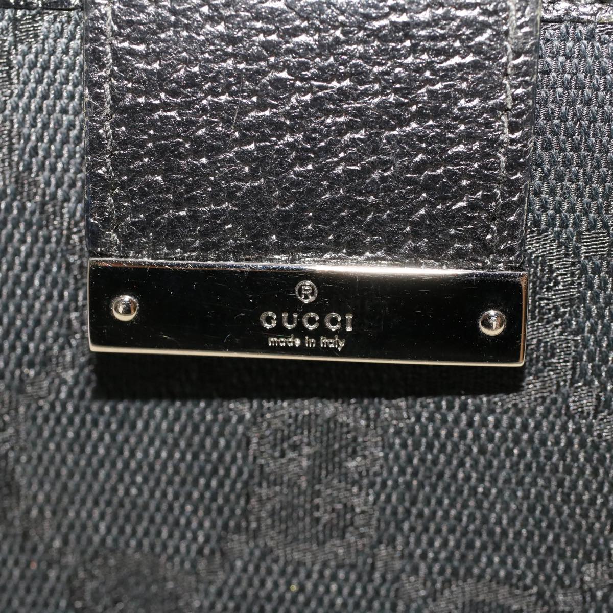 GUCCI GG Canvas Day Planner Cover Black 115240 Auth yk7976