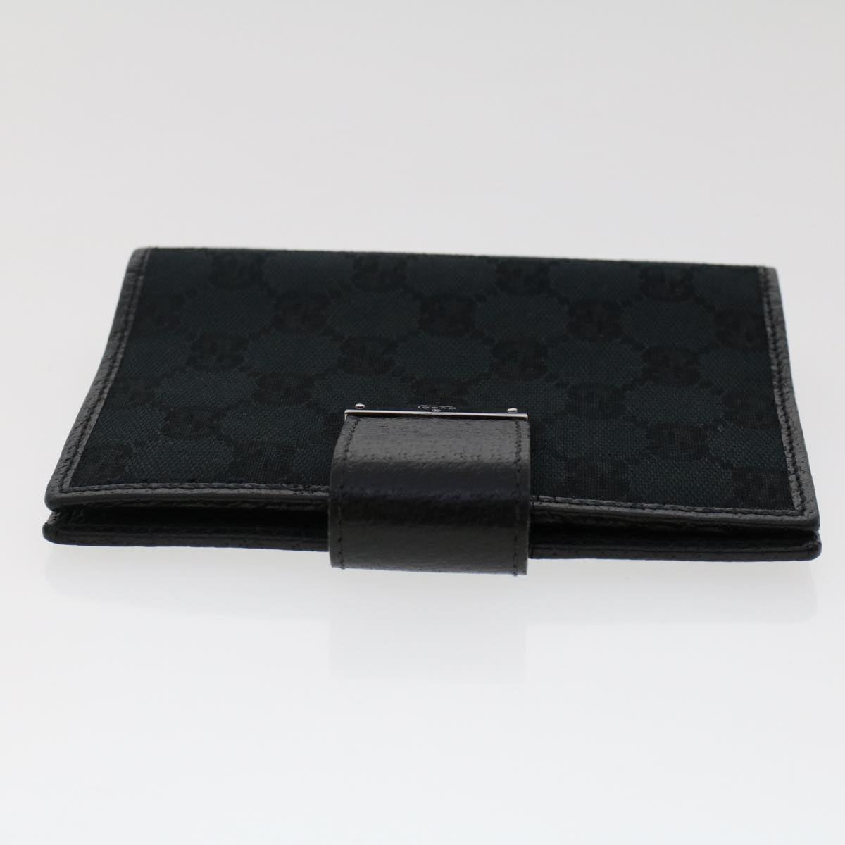 GUCCI GG Canvas Day Planner Cover Black 115240 Auth yk7976