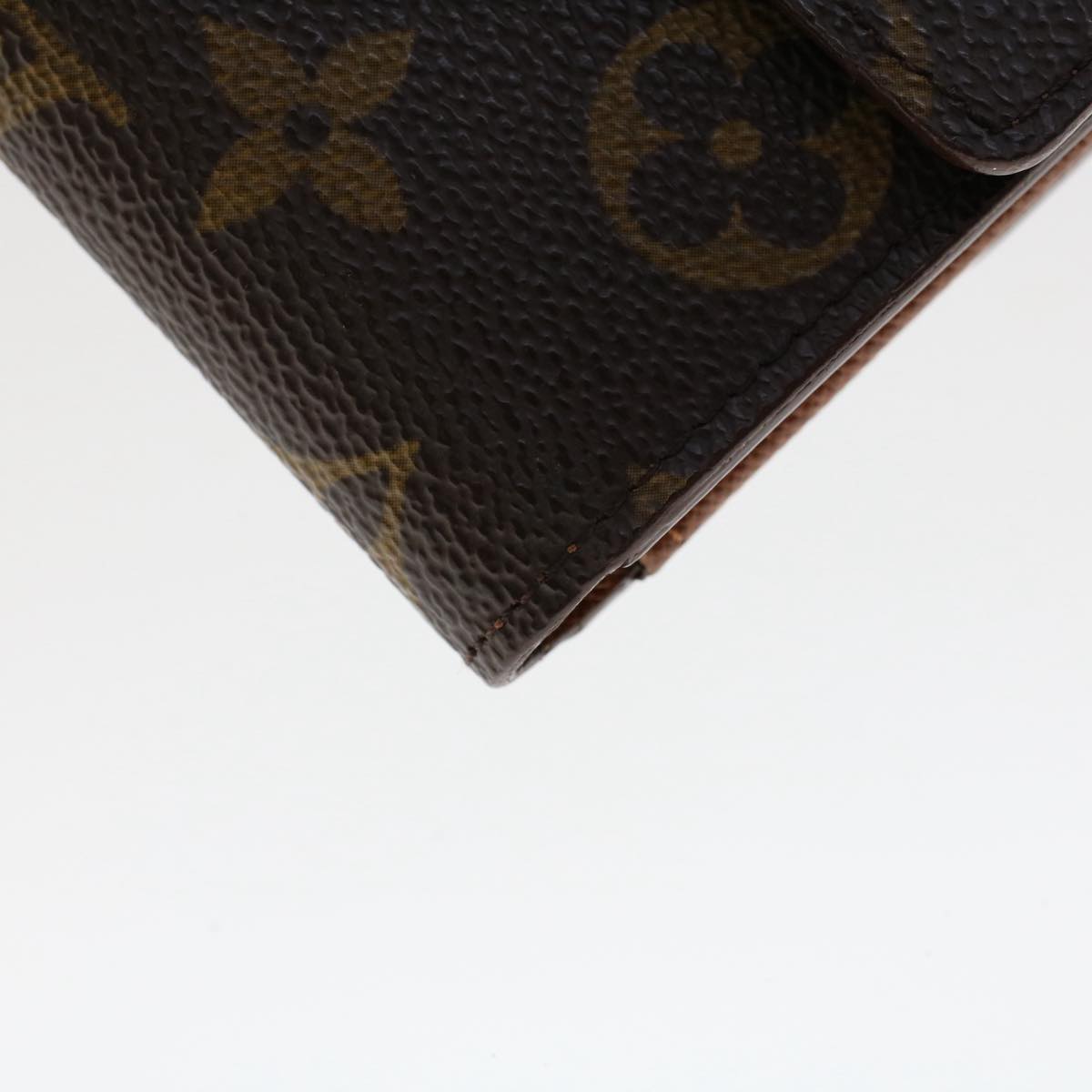 LOUIS VUITTON Monogram Porte Monnaie Bier Cartes Crdit Wallet M61652 Auth yk8032