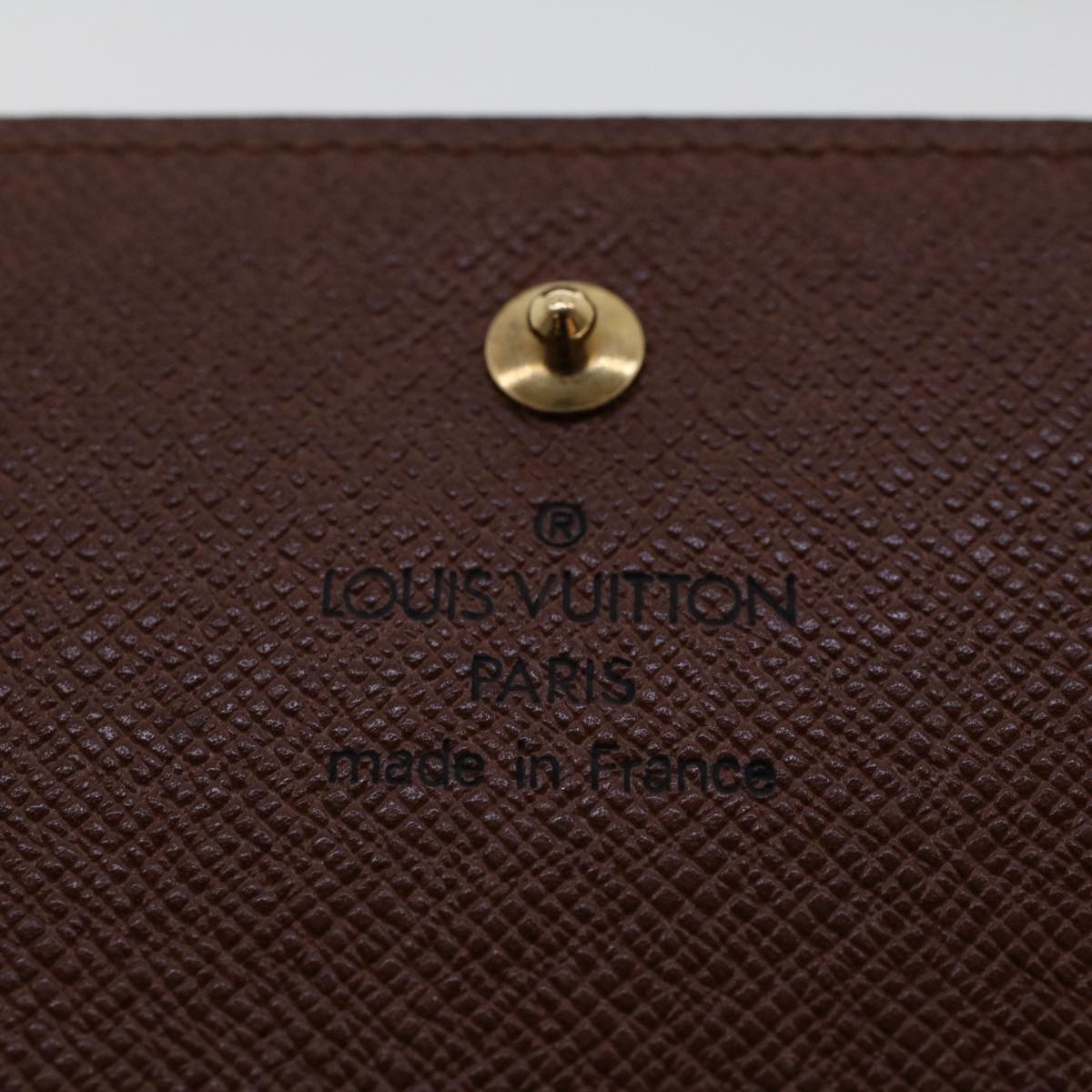 LOUIS VUITTON Monogram Porte Monnaie Bier Cartes Crdit Wallet M61652 Auth yk8032