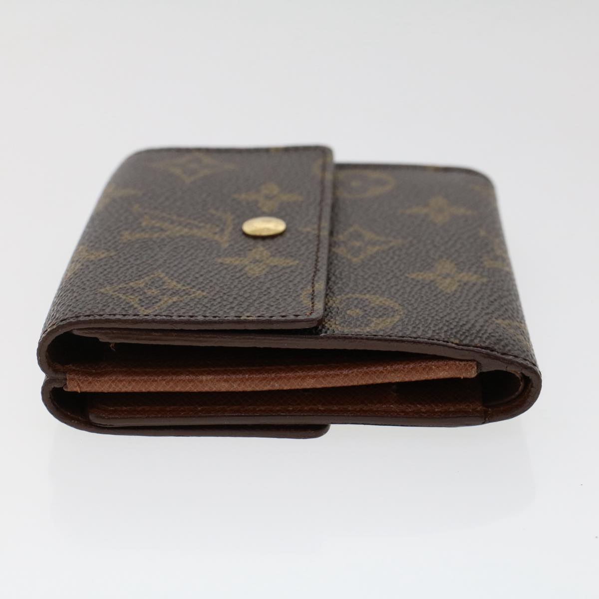 LOUIS VUITTON Monogram Porte Monnaie Bier Cartes Crdit Wallet M61652 Auth yk8032