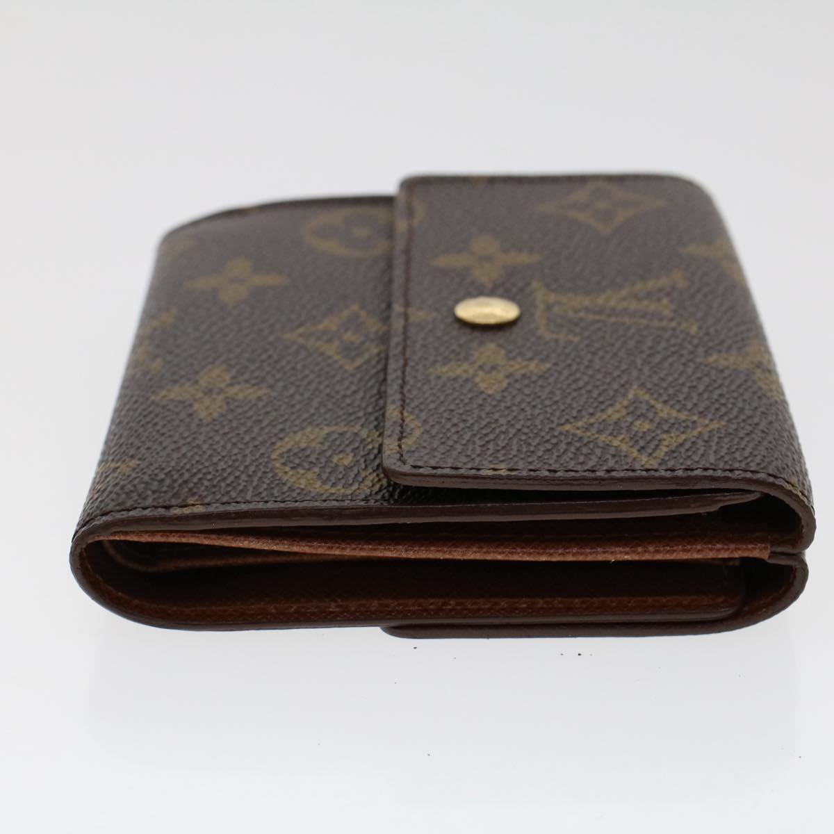 LOUIS VUITTON Monogram Porte Monnaie Bier Cartes Crdit Wallet M61652 Auth yk8032