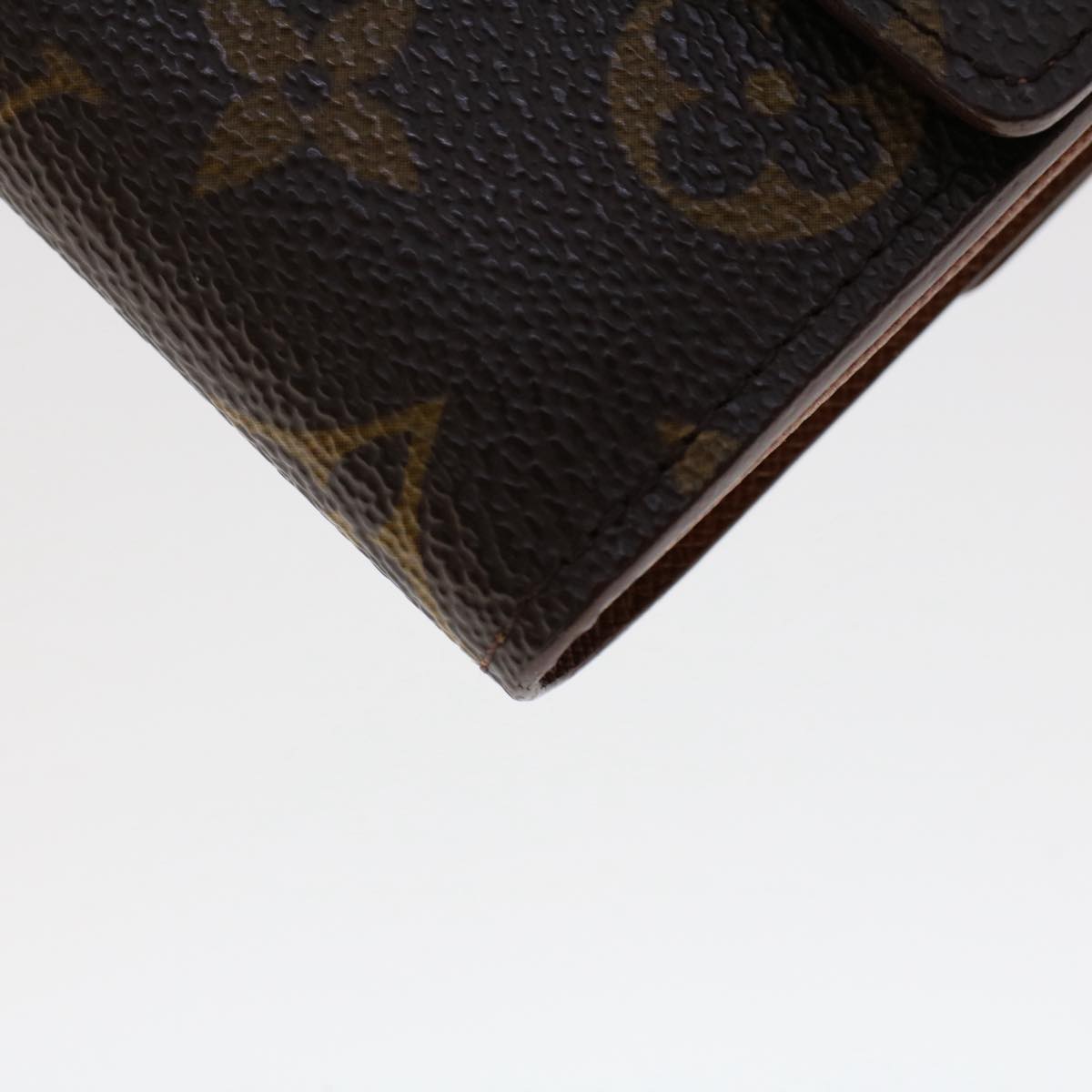 LOUIS VUITTON Monogram Porte Monnaie Bier Cartes Crdit Wallet M61652 Auth yk8032