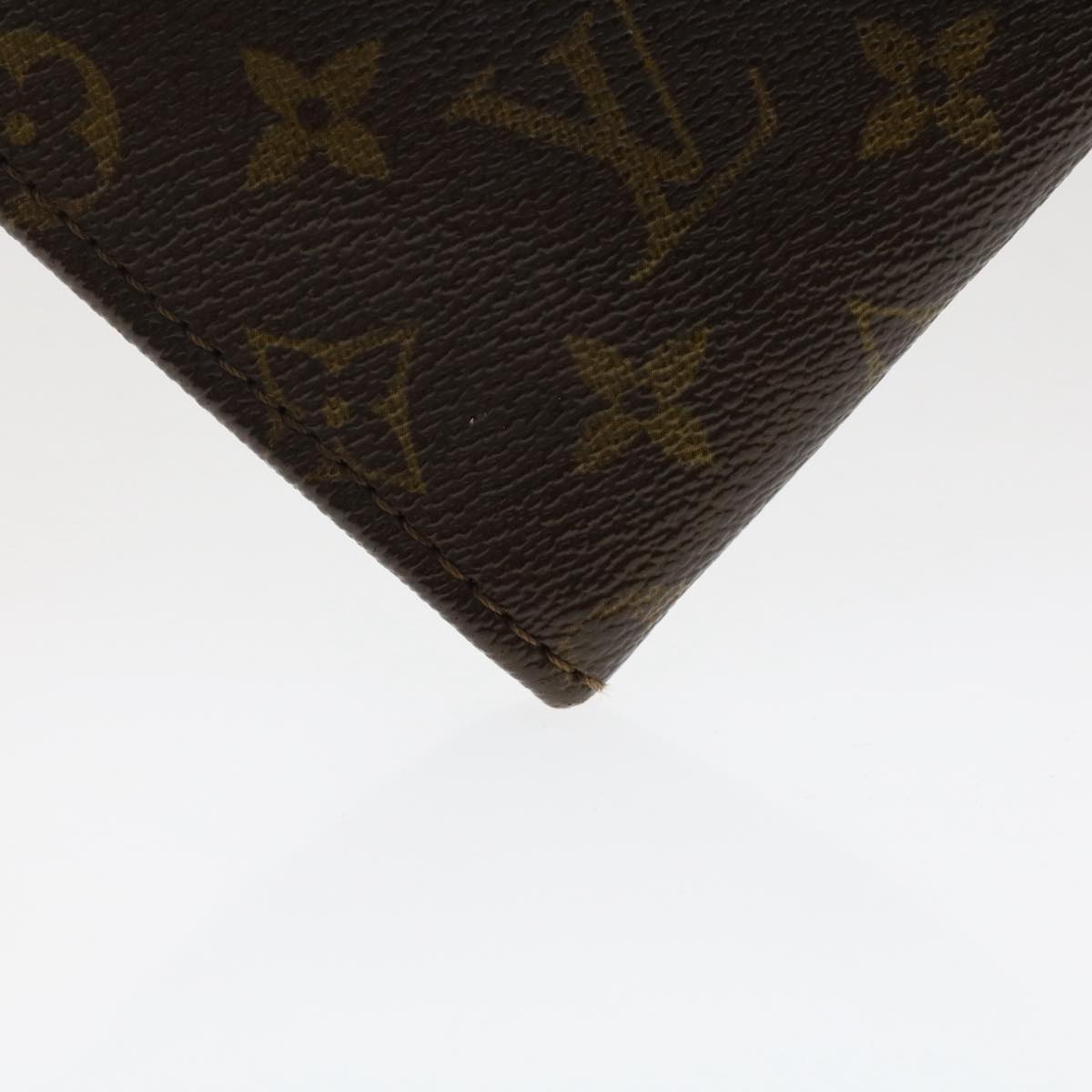 LOUIS VUITTON Monogram Poche Document Briefcase M53400 LV Auth yk8098B