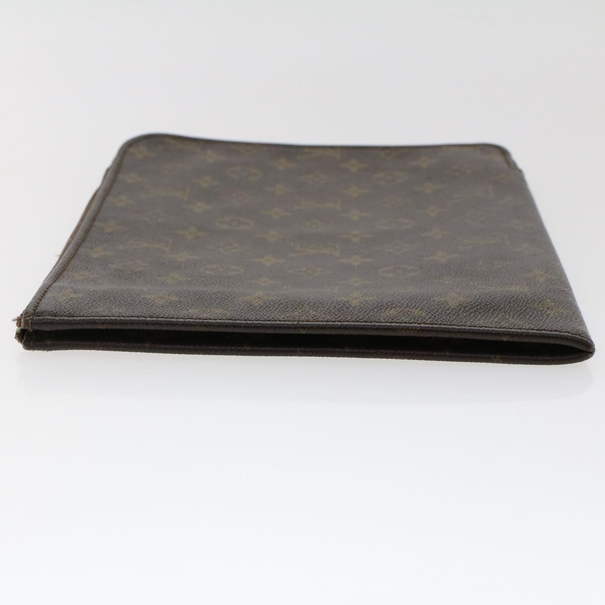 LOUIS VUITTON Monogram Poche Document Briefcase M53400 LV Auth yk8098B