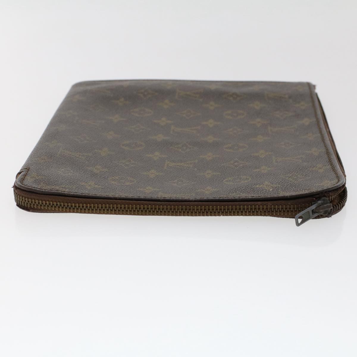 LOUIS VUITTON Monogram Poche Document Briefcase M53400 LV Auth yk8098B