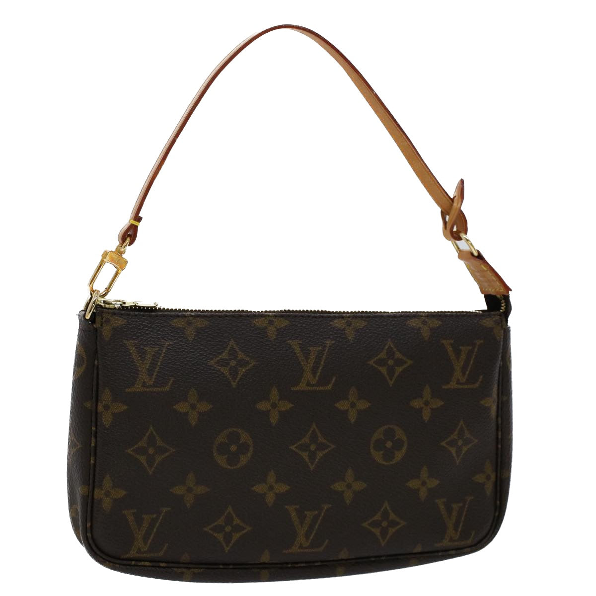 LOUIS VUITTON Monogram Pochette Accessoires Pouch M51980 LV Auth yk8244