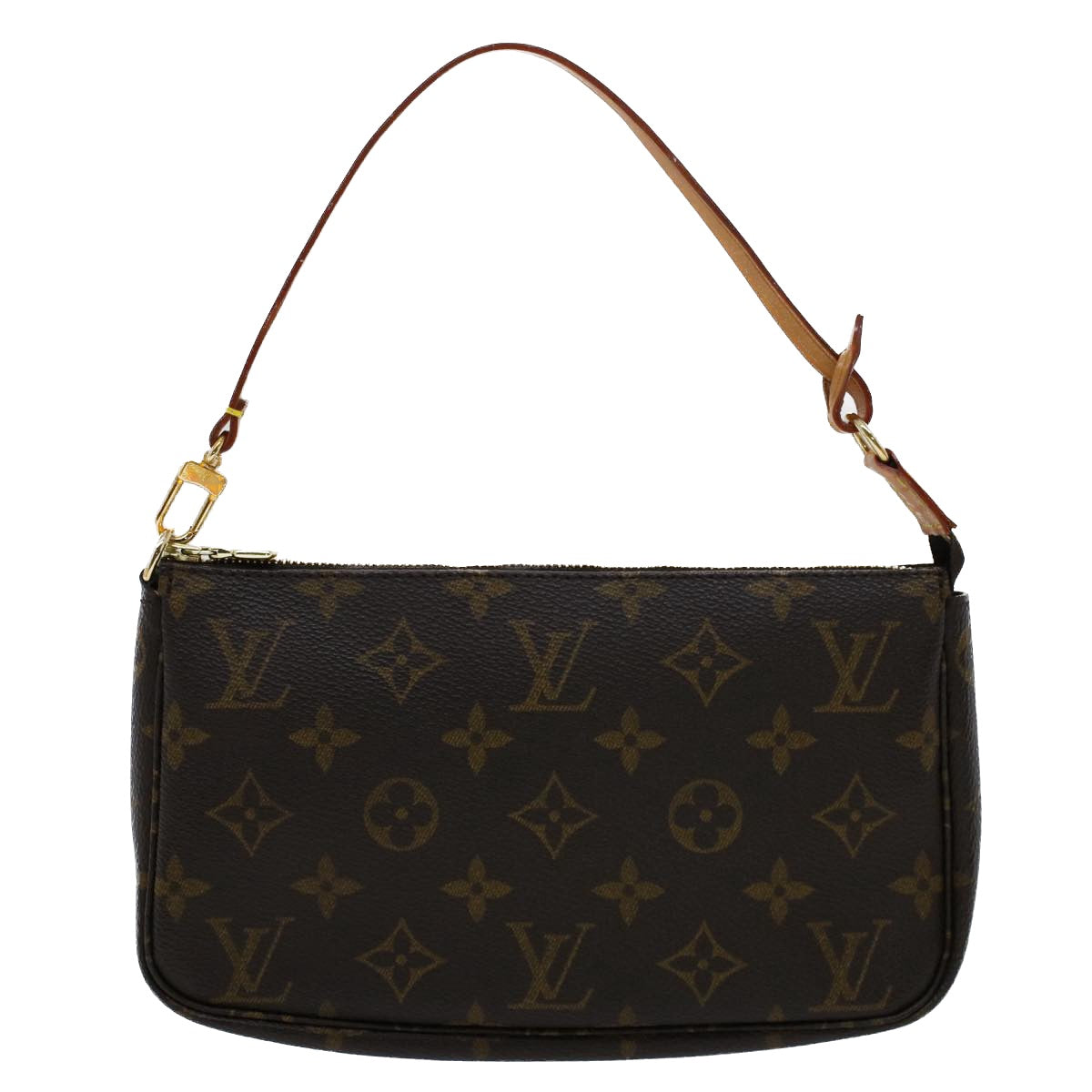 LOUIS VUITTON Monogram Pochette Accessoires Pouch M51980 LV Auth yk8244