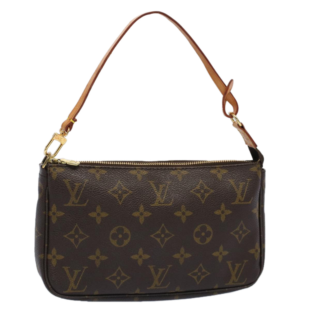 LOUIS VUITTON Monogram Pochette Accessoires Pouch M51980 LV Auth yk8300