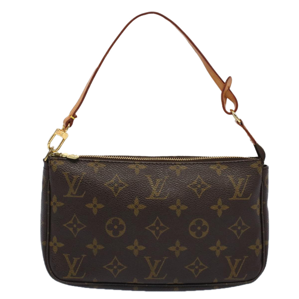 LOUIS VUITTON Monogram Pochette Accessoires Pouch M51980 LV Auth yk8300