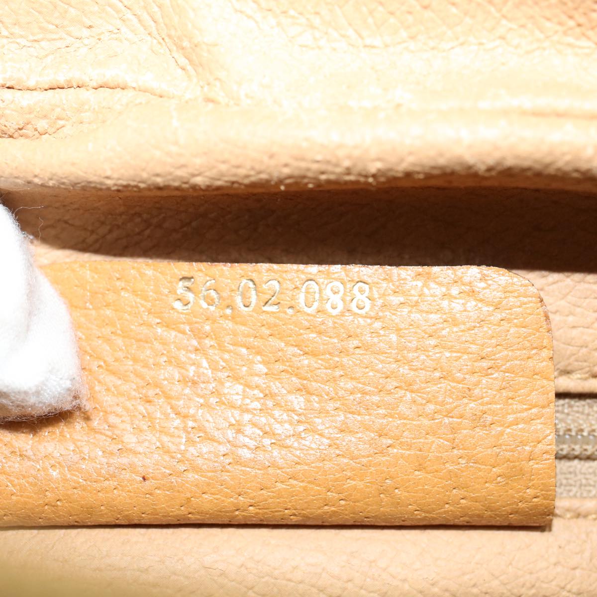 GUCCI Micro GG Canvas Web Sherry Line Shoulder Bag Beige 56.02.088 Auth yk8307