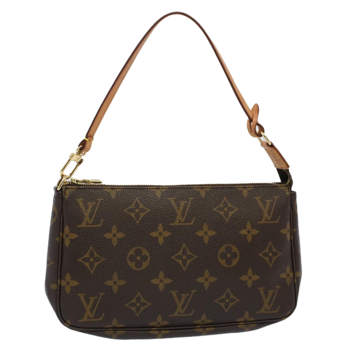 LOUIS VUITTON Monogram Pochette Accessoires Pouch M51980 LV Auth yk8316