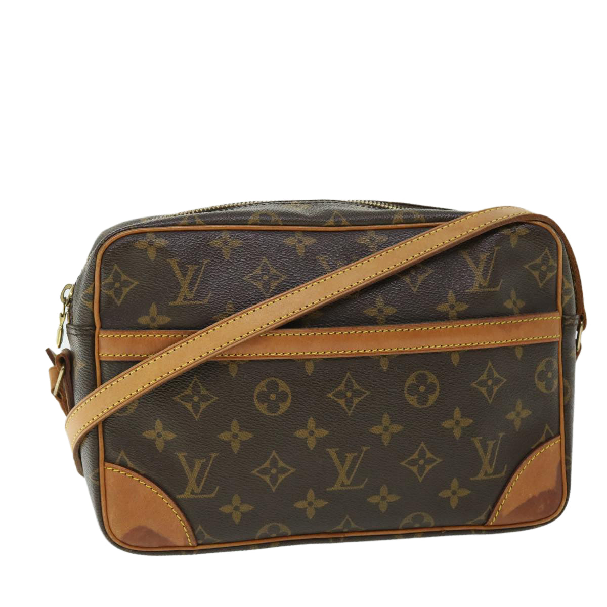 LOUIS VUITTON Monogram Trocadero 27 Shoulder Bag M51274 LV Auth yk8469