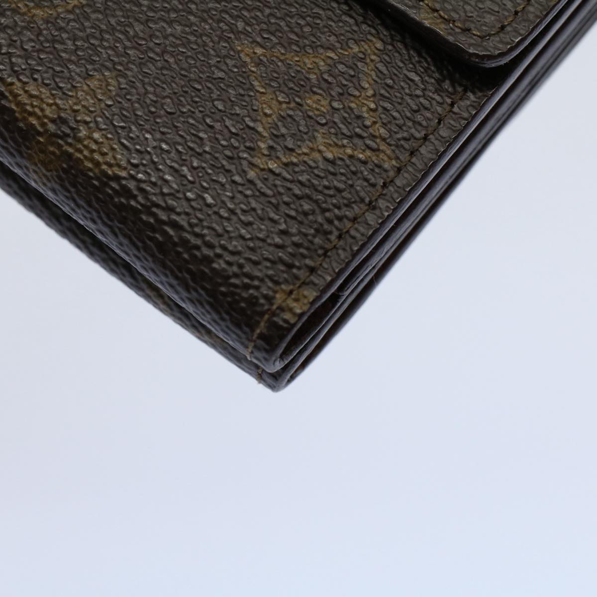 LOUIS VUITTON Monogram Porte Monnaie Bier Cartes Crdit Wallet M61652 Auth yk8504