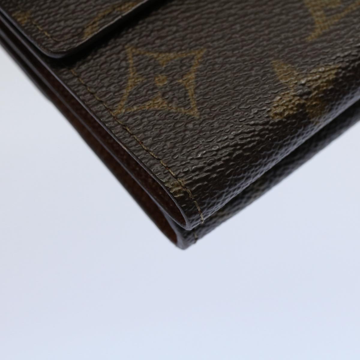 LOUIS VUITTON Monogram Porte Monnaie Bier Cartes Crdit Wallet M61652 Auth yk8504