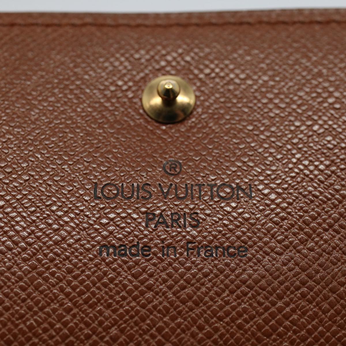 LOUIS VUITTON Monogram Porte Monnaie Bier Cartes Crdit Wallet M61652 Auth yk8504