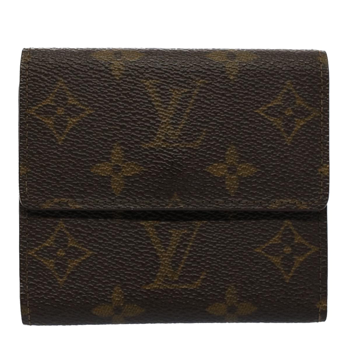 LOUIS VUITTON Monogram Porte Monnaie Bier Cartes Crdit Wallet M61652 Auth yk8504