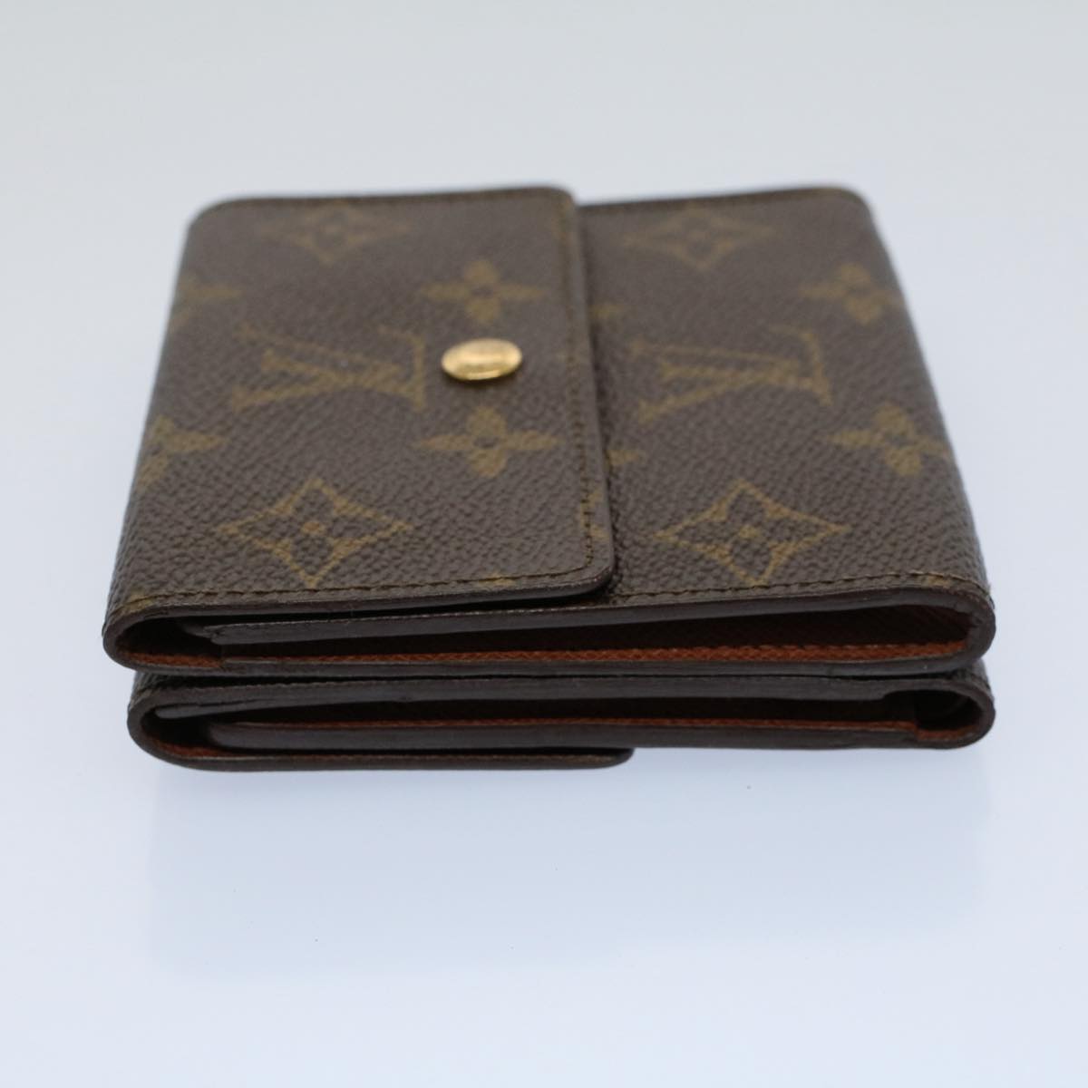 LOUIS VUITTON Monogram Porte Monnaie Bier Cartes Crdit Wallet M61652 Auth yk8504