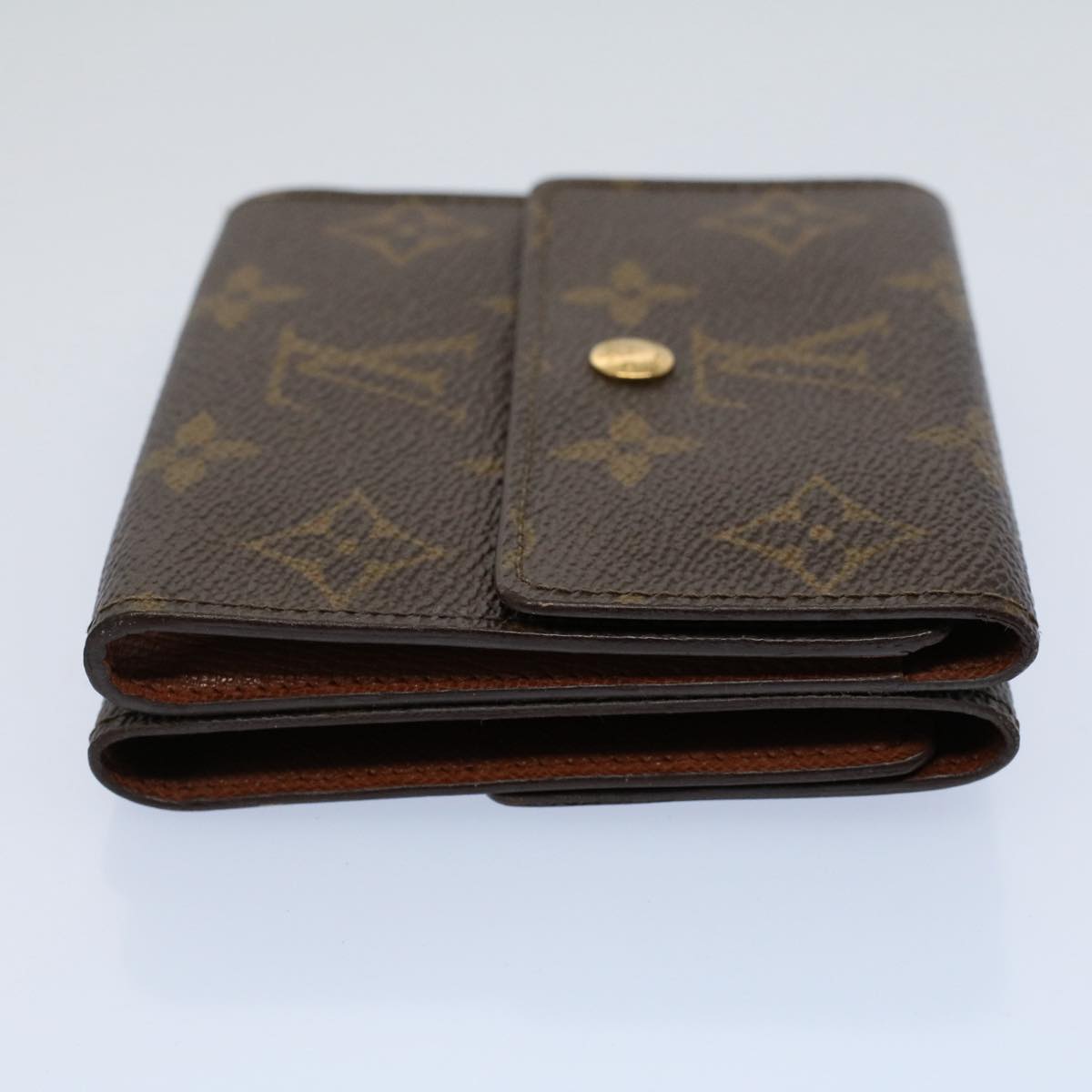 LOUIS VUITTON Monogram Porte Monnaie Bier Cartes Crdit Wallet M61652 Auth yk8504