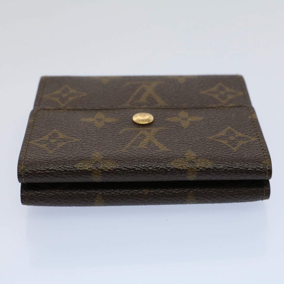 LOUIS VUITTON Monogram Porte Monnaie Bier Cartes Crdit Wallet M61652 Auth yk8504